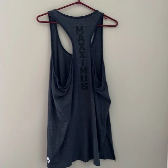 IRO Gray Relaxed Graphic Tank Top - Picture 2 of 4